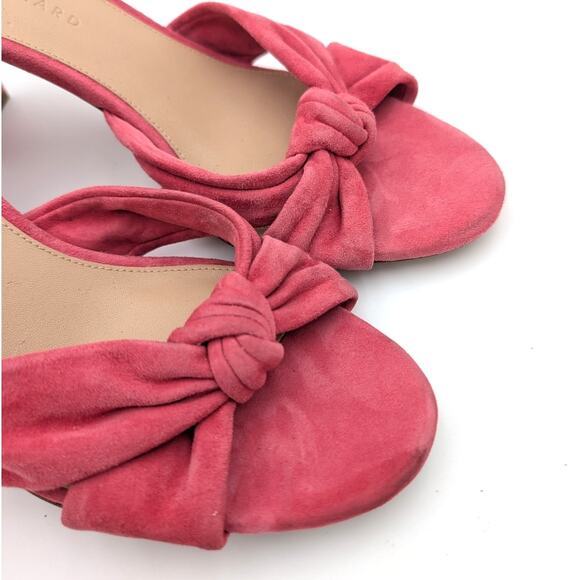 Veronica Beard Ganita Slide Sandal Women's Knot Front Pink Size US10M EU41 - Picture 13 of 13